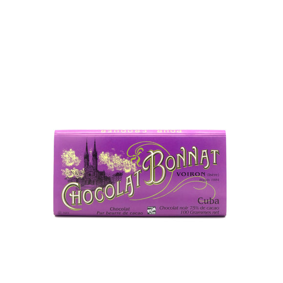 Tablette Chocolat Noir Bonnat - Cuba 100g