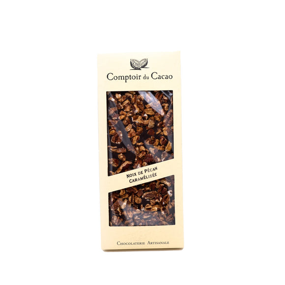 Chocolat Noir (75%) Noix de Pécan Caramélisé 90g