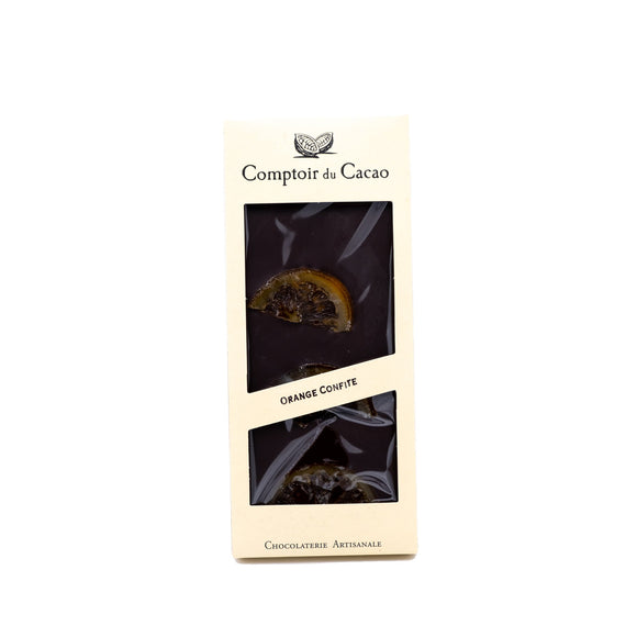 Chocolat Noir (75%) Orange Confite 90g