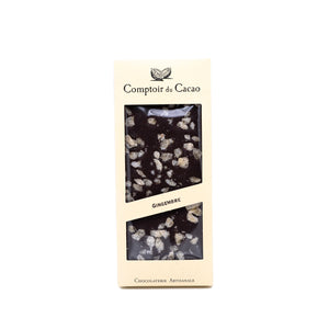 Chocolat Noir (75%) Gingembre 90g
